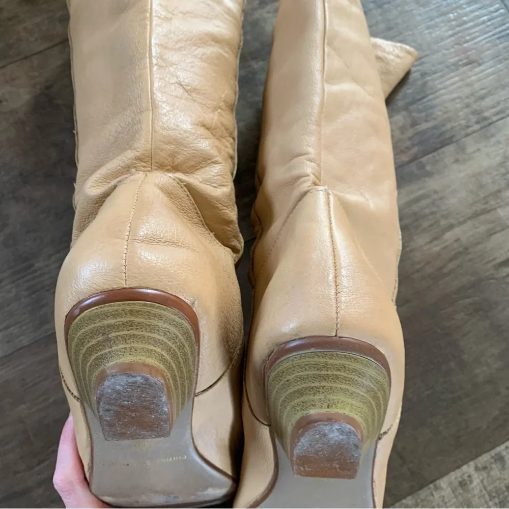 Chinesee Laundry tan cowboy boots - Picture 7 of 10